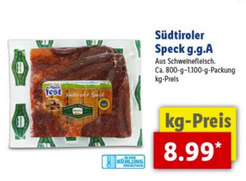 Lidl: Alpen-Spezial mit Knödlen, Haxen und edlen Schnäpsen