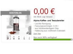 Druckerzubehoer.de: Kaffee- und Teezubereiter für 5,97 Euro frei Haus