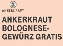 Gratis: Ankerkraut Bolognesegewürz für Telekom-Kunden geschenkt