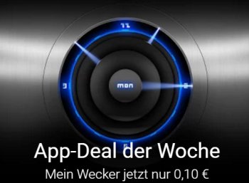 Google Play: App "Mein Wecker" für 10 Cent statt zwei Euro