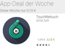 App-Deal: Grafikprogramm "TouchRetouch" für zehn Cent statt 1,99 Euro