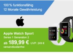 Allyouneed: Apple Watch Sport als B-Ware für 189 Euro