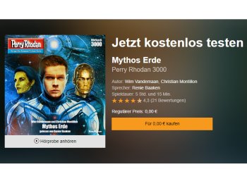 Gratis: Perry-Rhodan-Hörbuch mit 5 Stunden Spielzeit zum Nulltarif