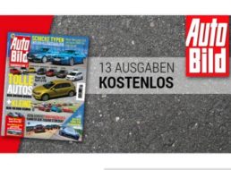 Gratis: "Auto Bild" 13 mal zum Nulltarif frei Haus