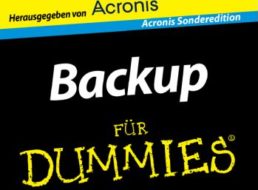 Gratis: eBook: "Backup für Dummies" zum kostenlosen Download