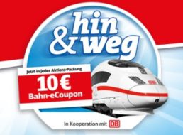 Bahn: Gutschein über 10 Euro in Aktionspackungen von Ferrero