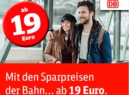 Bahn: Eine Million neue Sparpreis-Tickets für 19 bis 24 Euro