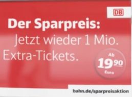 Bahn: Neue Sparpreis-Tickets ab 19,90 Euro deutschlandweit