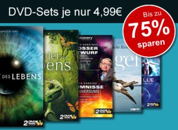 BBC-Dokumentationen auf zwei DVDs für 4,99 Euro frei Haus