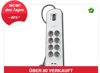 Belkin BSV804VF2M mit USB-Slots für 29,90 Euro frei Haus