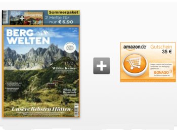 Bergwelten: Sechs Ausgaben für zusammen einen Euro frei Haus