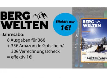 Schnäppchen-Abo: "Bergwelten" achtmal für zusammen einen Euro frei Haus