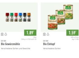 Aldi-Nord: Bio-Woche mit Gewürzen, Getreide und mehr