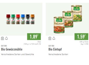 Aldi-Nord: Bio-Woche mit Gewürzen, Getreide und mehr