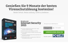 Bitdefender: Internet Security 2015 für 270 Tage gratis nutzen