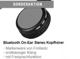 Fontastic: Bluetooth-Kopfhörer für 6,97 Euro bei Druckerzubehoer.de