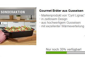 Druckerzubehoer.de: Gourmet-Bräter für 8,97 Euro plus Versand