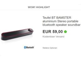 Teufel: BT Bamster Bluetooth-Lautsprecher zum Bestpreis von 59 Euro