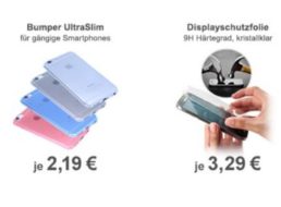 Wieder da: Bumper und Displayschutzfolien für Smartphones mit Gratis-Versand