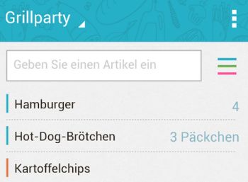 Einkaufslisten-App für 0 statt 2,69 Euro