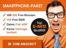 Callmobile: 200 Minuten, 100 SMS und 400 MByte im Vodafone-Netz für 4,95 Euro