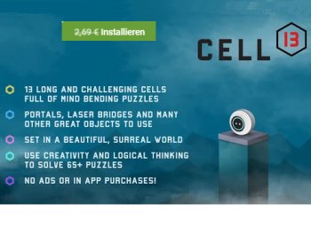 Gratis: Android-Spiel "Cell 13" für kurze Zeit zum Nulltarif