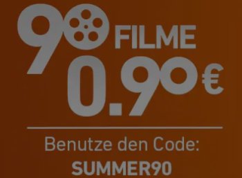 Chili.com: Top-Filme für 90 Cent für kurze Zeit