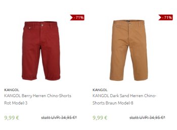 Outlet46: Chino-Shorts für 9,99 Euro frei Haus