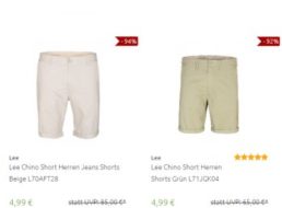 Outlet46: Chino-Shorts für 4,99 Euro frei Haus