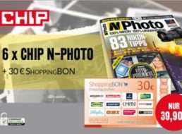 "Chip N-Photo": Jahresabo für 9,90 Euro dank Shopping-Bon