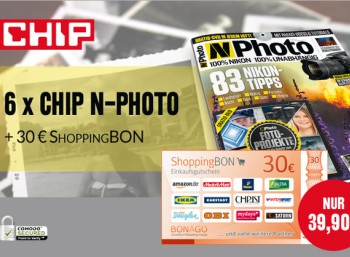 "Chip N-Photo": Jahresabo für 9,90 Euro dank Shopping Bon