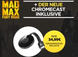 Wuaki: Neue Version des Google Chromecast mit "Mad Max" für 34,99 Euro