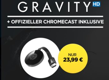 Wuaki: Google Chromecast inklusive "Gravity" in HD für 23,99 Euro