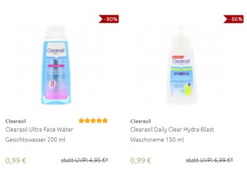 Outlet46: Clerasil-Produkte für 99 Cent mit Versand