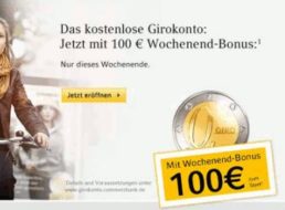 Gratis: 100 Euro bis 150 Euro geschenkt zum kostenlosen Commerzbank-Girokonto