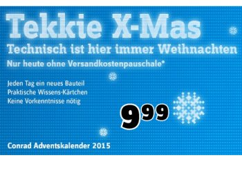 Conrad: Adventskalender für 9,99 Euro frei Haus