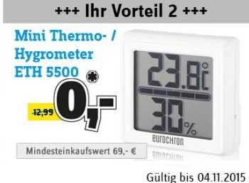 Heiz-Spezial mit Gratis-Thermometer und -Versand