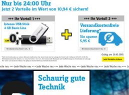 Conrad: Gratis-Versand und USB-Stick für 0 Euro für einen Tag