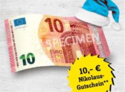 Conrad: 10 Euro Nikolaus-Rabatt bis Mittwoch-Abend