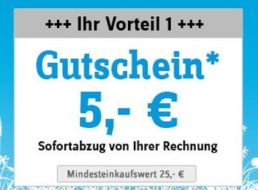 Conrad: Fünf bis zehn Euro Rabatt für zwei Tage