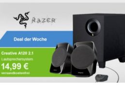 Allyouneed: Lautsprechersystem "Creative A120" als B-Ware für 14,99 Euro