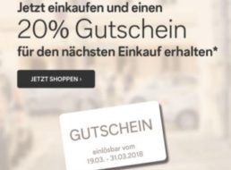 C&A: 20 Prozent Rabatt für den nächsten Einkauf online & offline