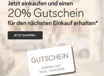 C&A: 20 Prozent Rabatt für den nächsten Einkauf online & offline