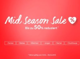 C&A: Midseason-Sale mit bis zu 50 Prozent Rabatt