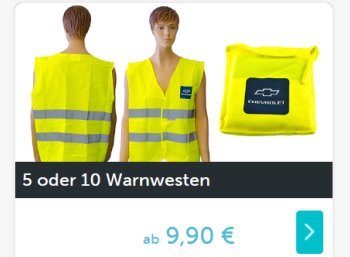 Dailydeal: Fünferpack Warnwesten für 9,90 Euro frei Haus