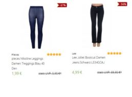 Outlet46: Damenhosen ab 1,99 Euro, Lee-Jeans ab 4,99 Euro