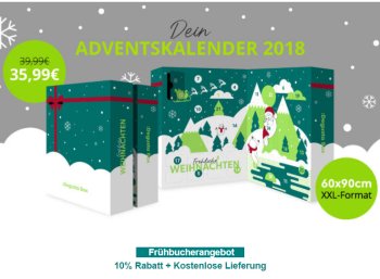 Degustabox: Adventskalender für 36 Euro mit Lebensmitteln im Wert von 50 Euro