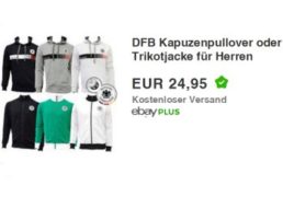 Ebay: DFB-Kapuzenpullover für 24,95 Euro frei Haus