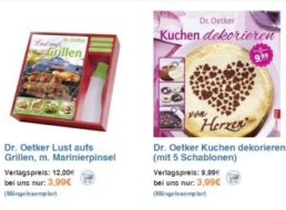 Terrashop: Kochbücher von Dr. Oetker mit Beigaben ab 2,99 Euro frei Haus