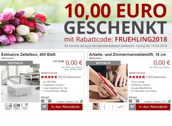 Druckerzubehoer.de: 10 Euro Rabatt ab 20 Euro Warenwert